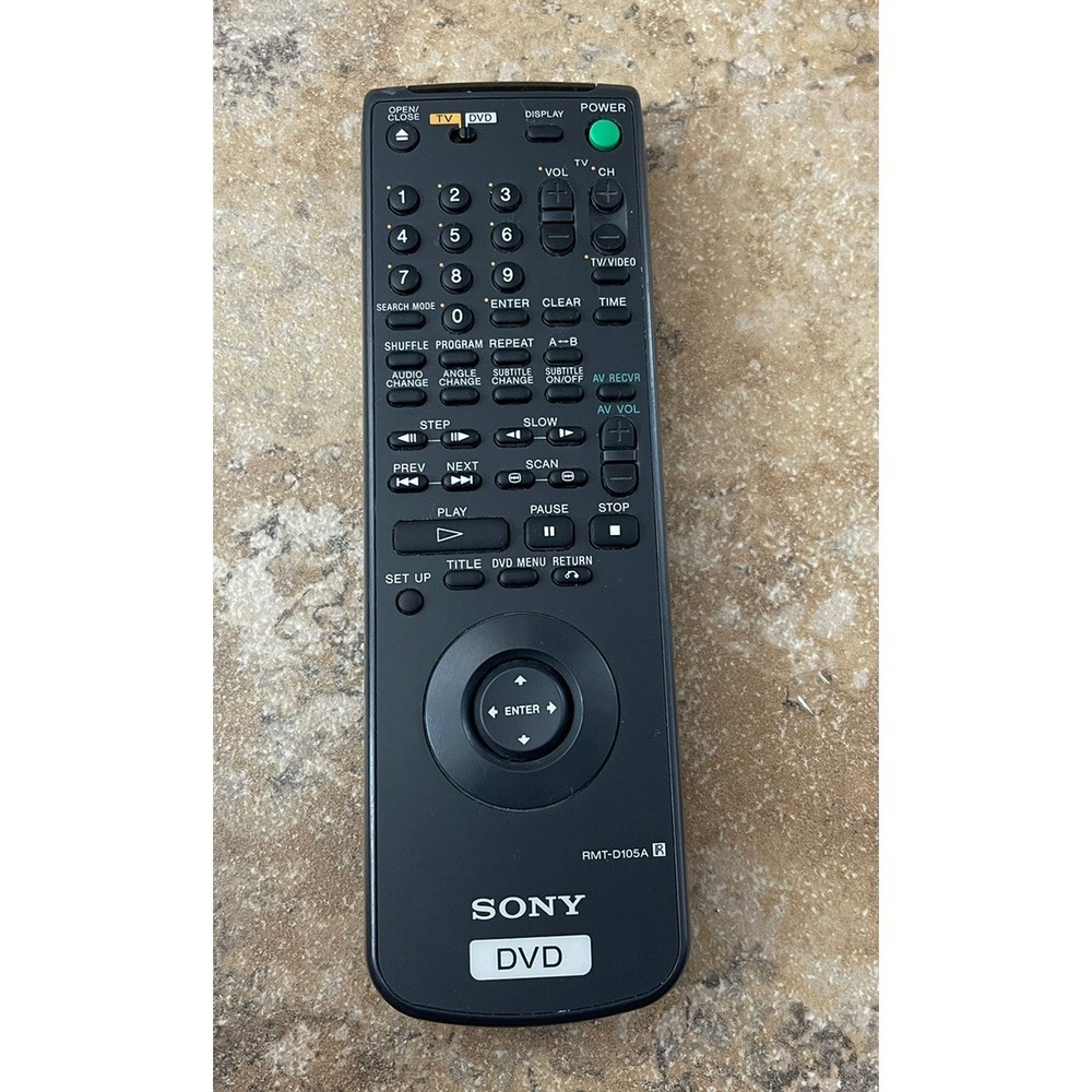 Genuine Sony RMT-D105A OEM DVD Remote Control